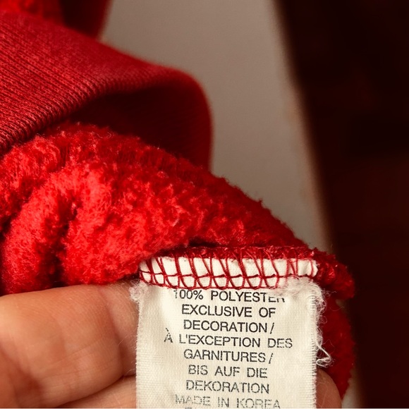 Gap Red with blue logo hoodie. Size small - Picture 5 of 5